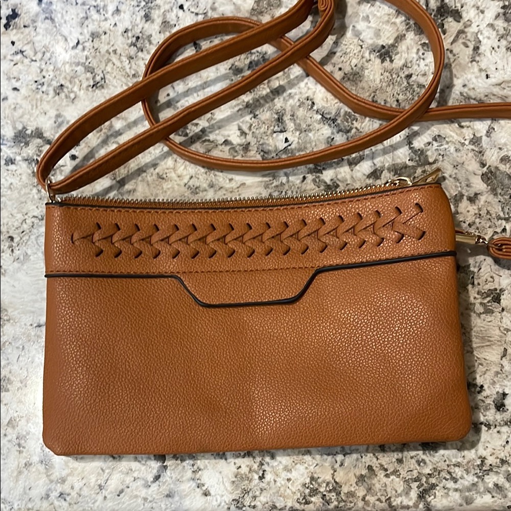 Elegant Tan Crossbody Bag